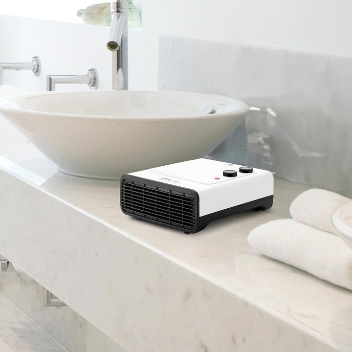 Ufesa Sigma – 1800 W Flachheizgerät mit IP21-Schutz für Badezimmer, 3 Heiz-/Kälteleistungsstufen, ei