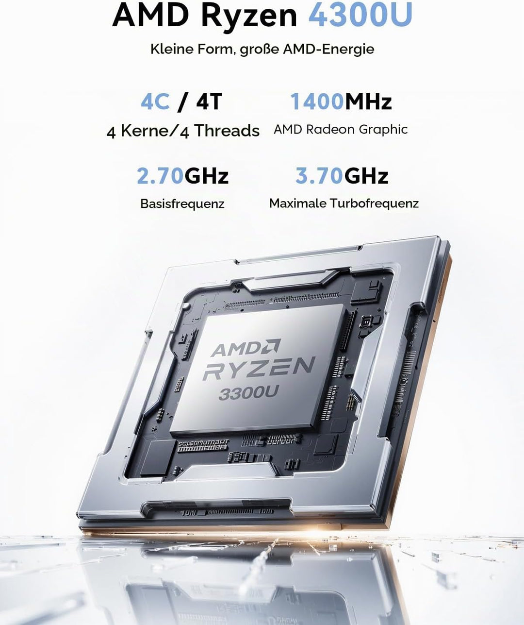 NiPoGi E1 Mini PC mit Ιntel Alder Lake N97(Max 3,6 GHz) 16GB DDR4 512GB SSD,Mini Computer Dual UHD D