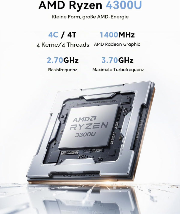 NiPoGi E1 Mini PC mit Ιntel Alder Lake N97(Max 3,6 GHz) 16GB DDR4 512GB SSD,Mini Computer Dual UHD D