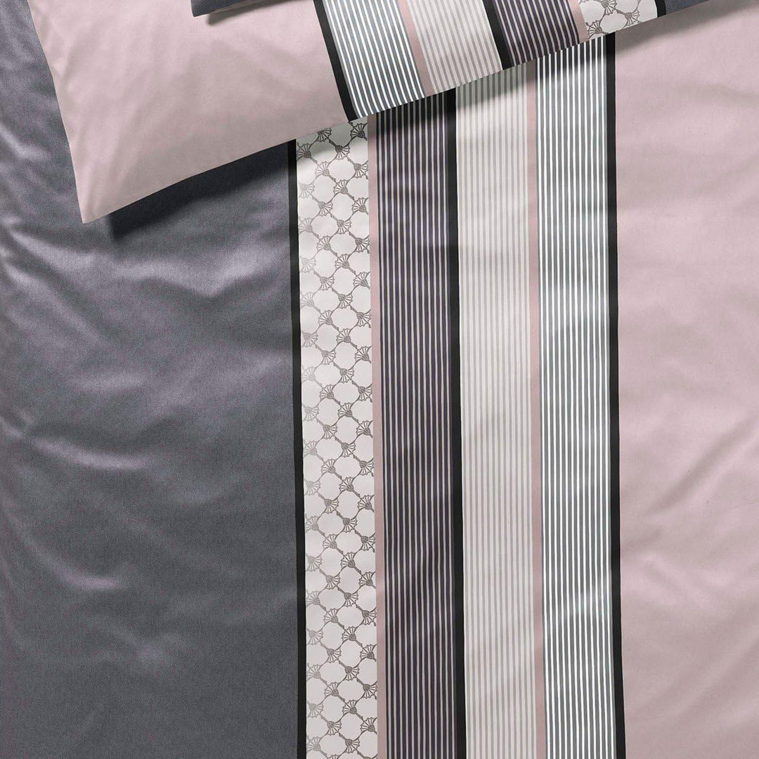 Joop! Bettwäsche Cornflower Stripes deep Rose 1 Bettbezug 155 x 220 cm + 1 Kissenbezug 80 x 80 cm 1