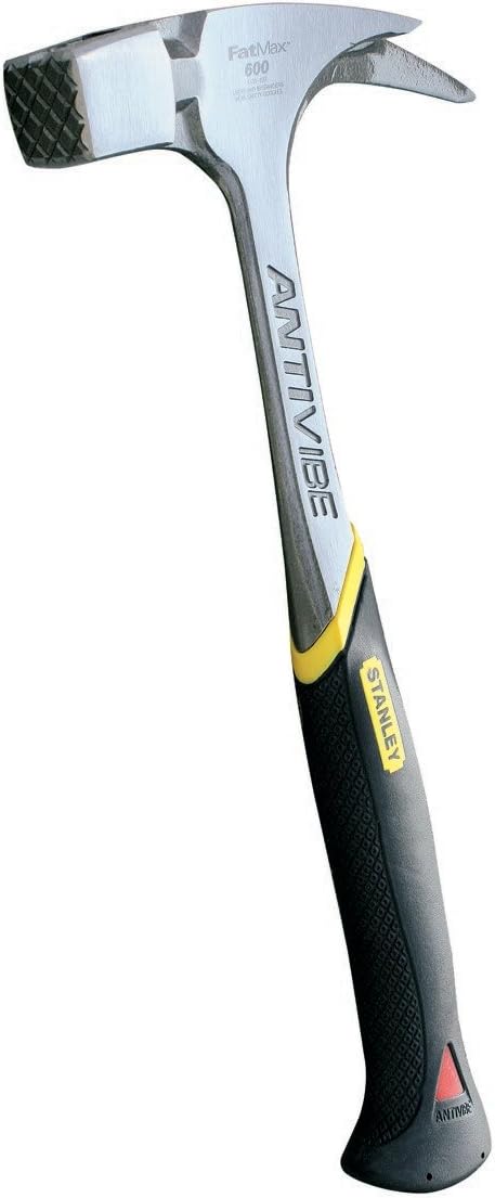 Stanley FatMax Antivibe Latthammer (600 g Kopfgewicht, 340 mm Länge, ergonomischer DynaGrip-Griff, v