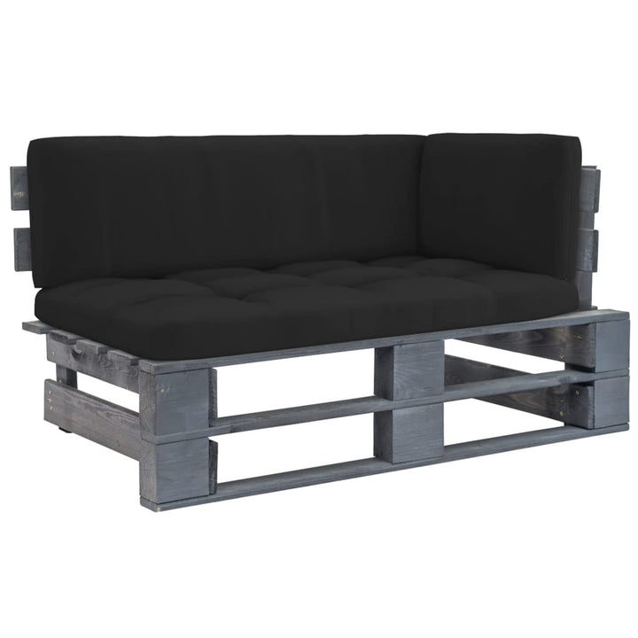 Tidyard Garten-Paletten-Ecksofa Modular Sofa Palettensofa Gartensofa Mittelsofa Palettenmöbel Einzel