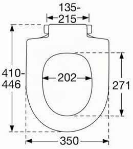 Pressalit 492000-D78999 Delight WC-Sitz, weiss