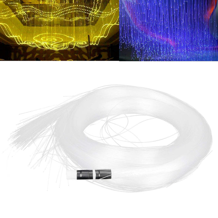 Glasfaser Lichtleiter, 200 Stück 0.75mm 3m PMMA Fiber Optic Cable, Kunststoff Ende Leuchten Glasfase