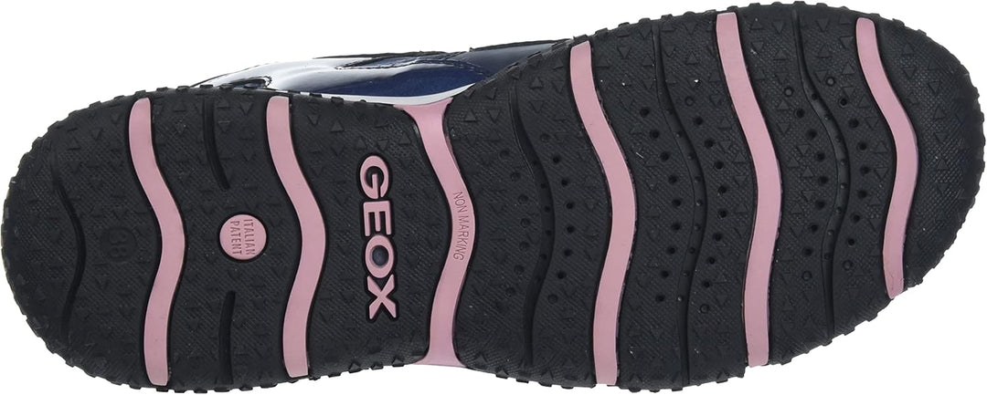 Geox Mädchen J Baltic B Girl ABX Low-Top 27 EU Navy Pink, 27 EU Navy Pink
