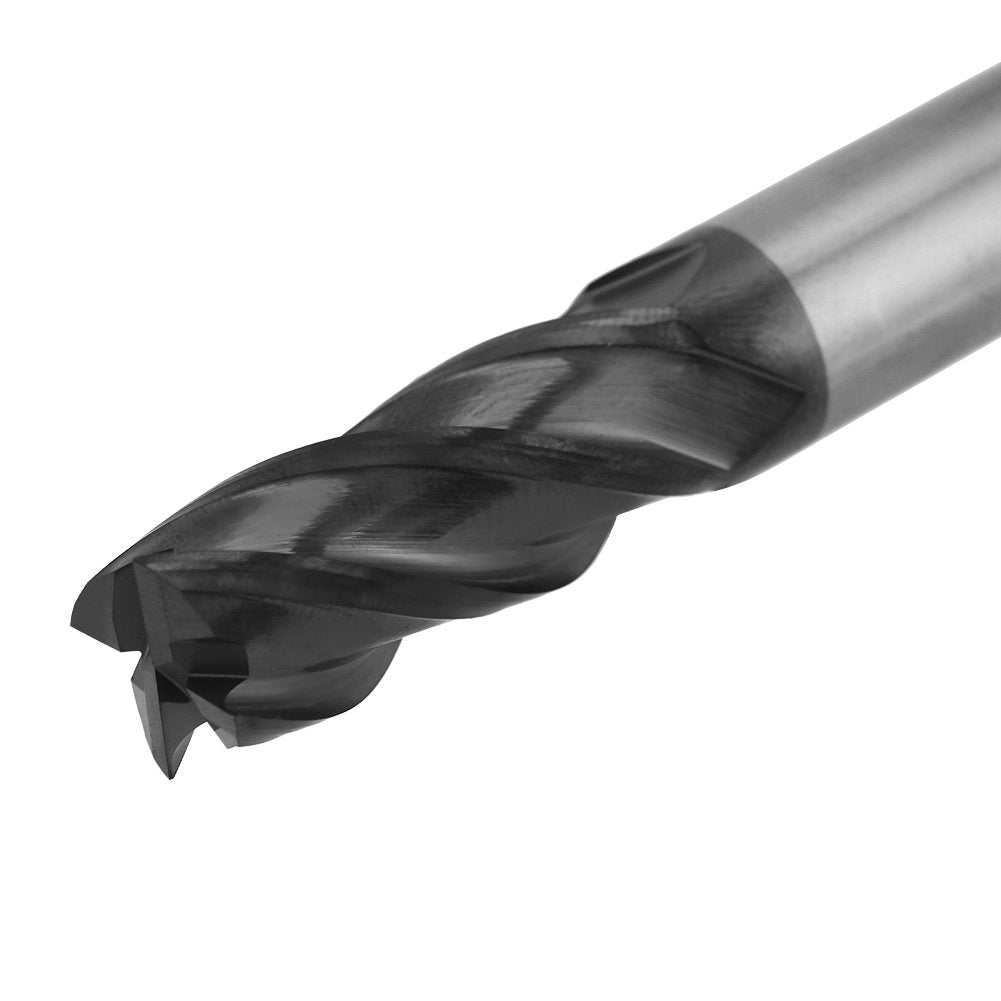 8 Stücke Bohraufsätze / Schaftfräser Set, 2-12mm 4 Flöten Hartmetall-Schaftfräser Set aus Wolframsta