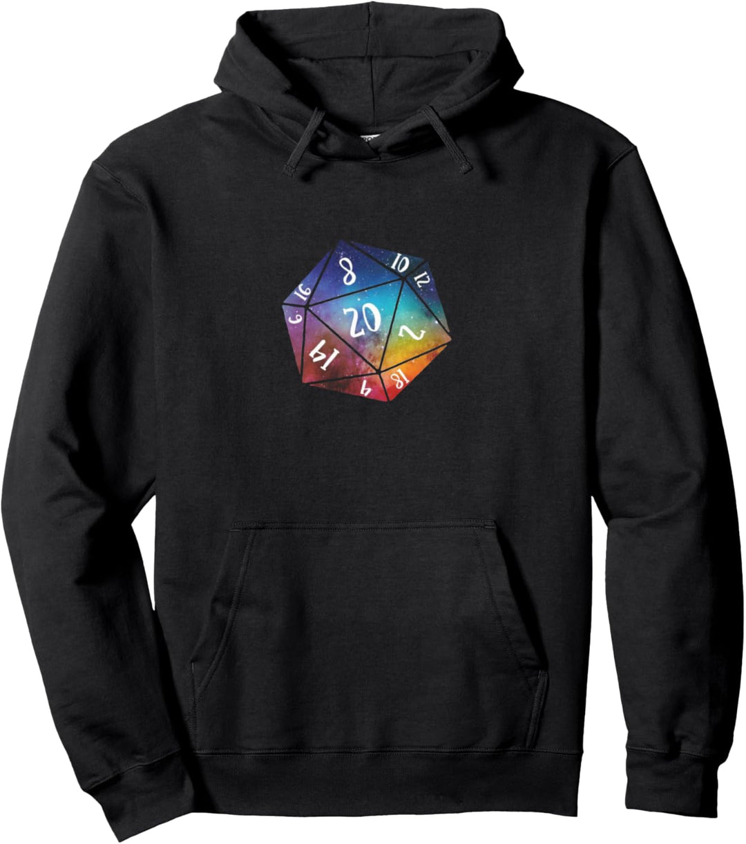 Universe D20 Dice DnD T-Shirt im Vintage/Retro-Look Pullover Hoodie