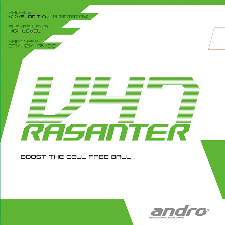 ANDRO Belag Rasanter V 47 rot 1,7 mm, rot 1,7 mm