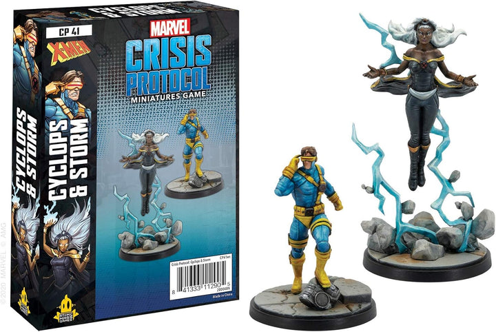 Atomic Mass Games - Marvel Crisis Protocol: Character Pack: Storm and Cyclops - Miniature Game 2. Ch