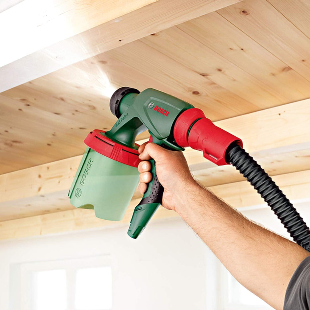 Bosch elektrisches Farbsprühsystem PFS 5000 E (1200 Watt, für Lack/Lasur/Wandfarbe, im Karton) + Zub