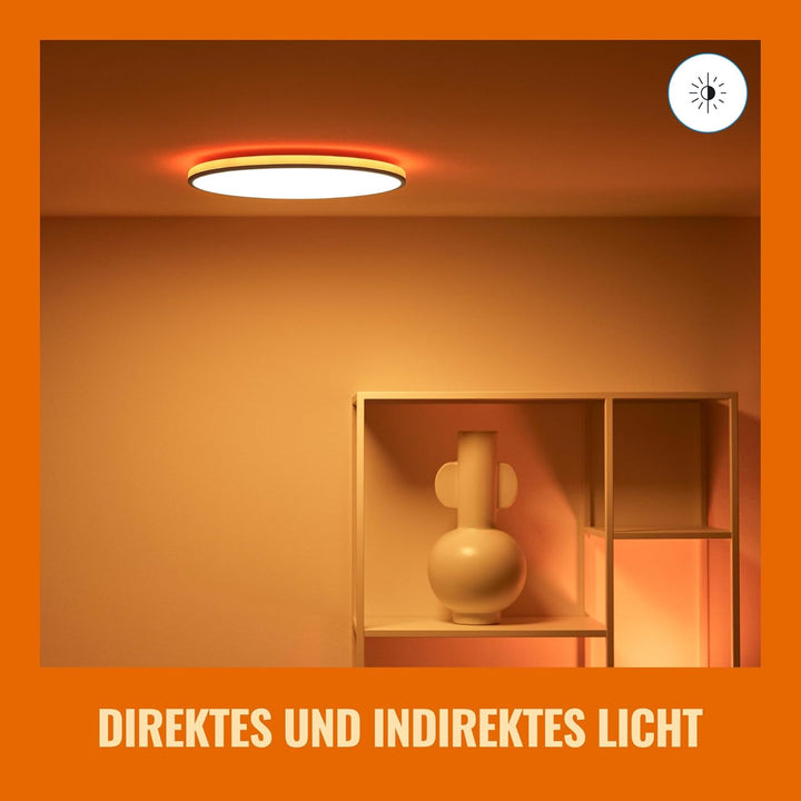 WiZ Rune Deckenleuchte Tunable White and Color, dimmbar, 16 Mio. Farben, smarte Steuerung per App/St