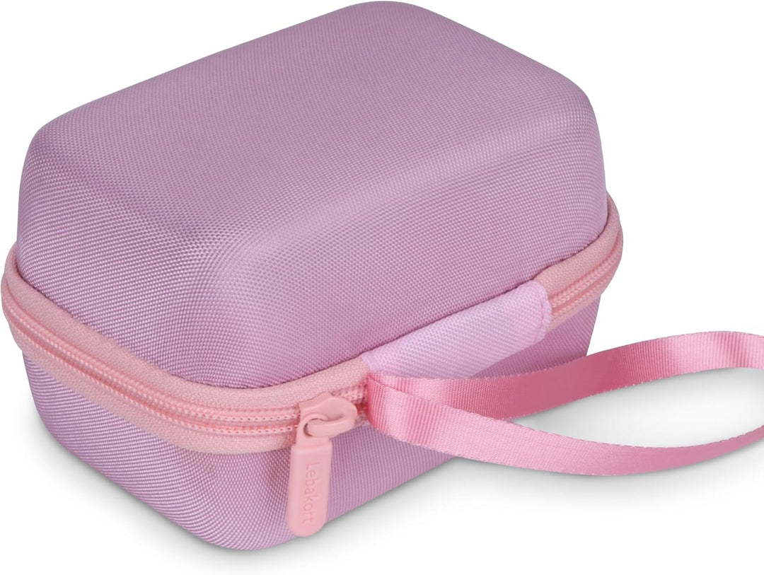 Hart Reise Schutz Hülle Etui Tasche für JBL Go 4 / JBL GO 3 Tragbaren Bluetooth-Lautsprecher (Rosa),