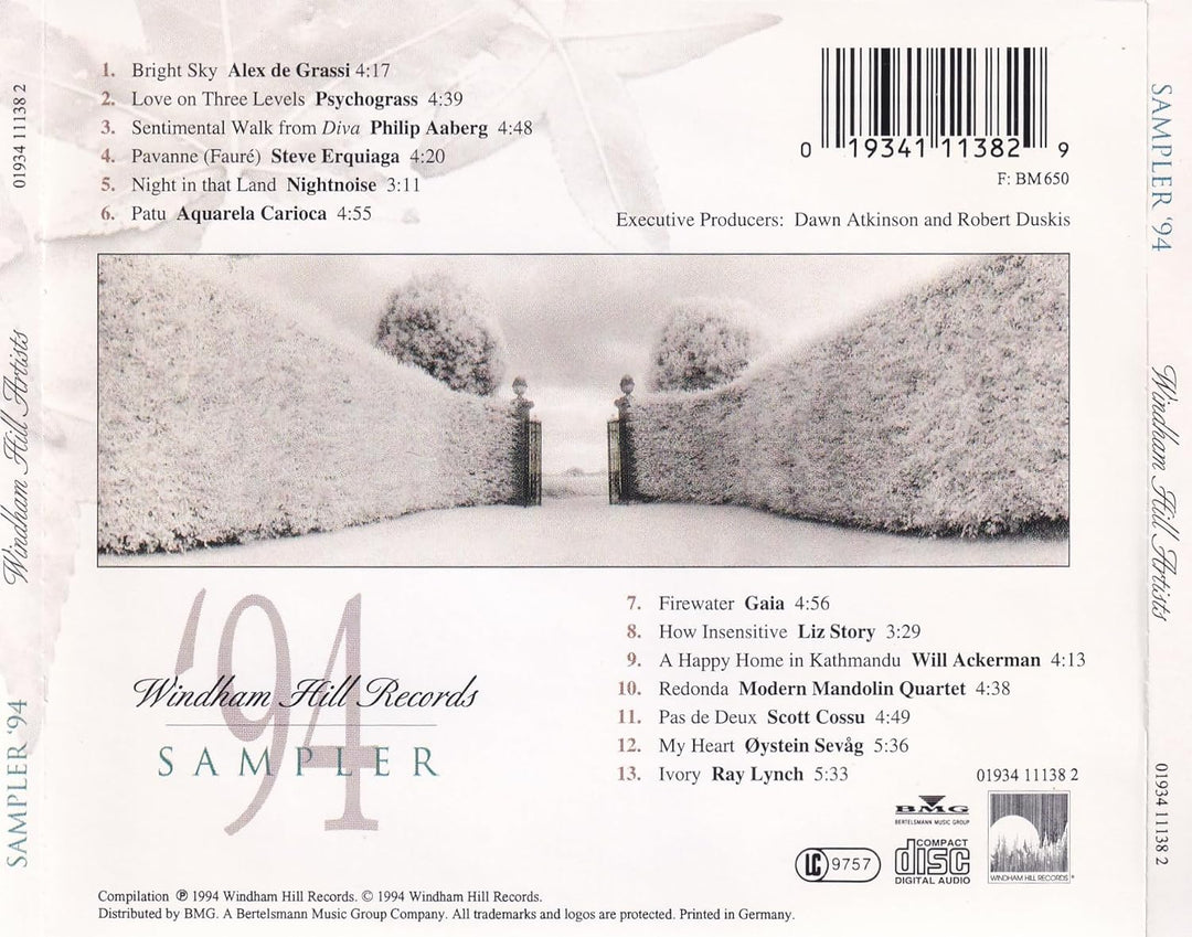 Windham Hill Records Sampler '94, Audio-CD