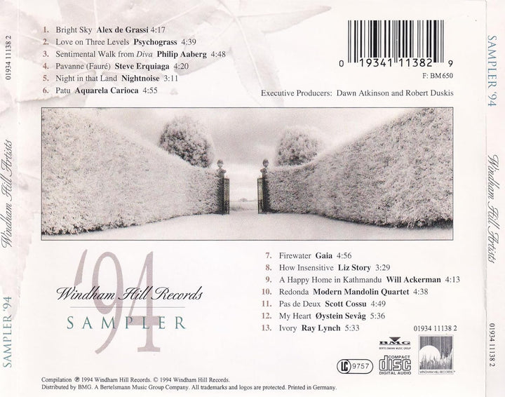 Windham Hill Records Sampler '94, Audio-CD