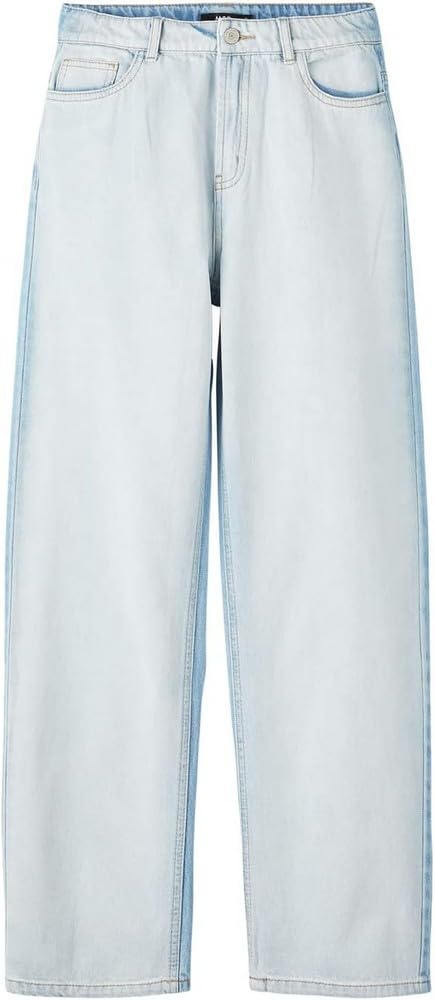NAME IT Mädchen Nlffrontizza DNM Hw Straight Pant Hose 152 Light Blue Denim, 152 Light Blue Denim