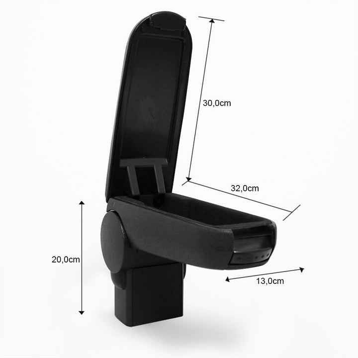 pro.tec Mittelarmlehne Passgenaue Mittelarmlehne Armauflage gepolstert Konsole hochklappbar Armaufla