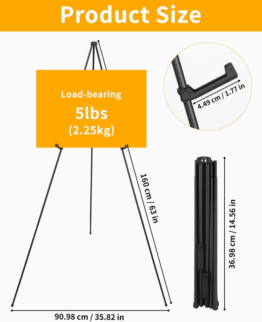 Künstler Staffelei Stand,160cm Verstellbares Stativ Tisch Kunst Leinwand Malerei Display,Tragbar fal