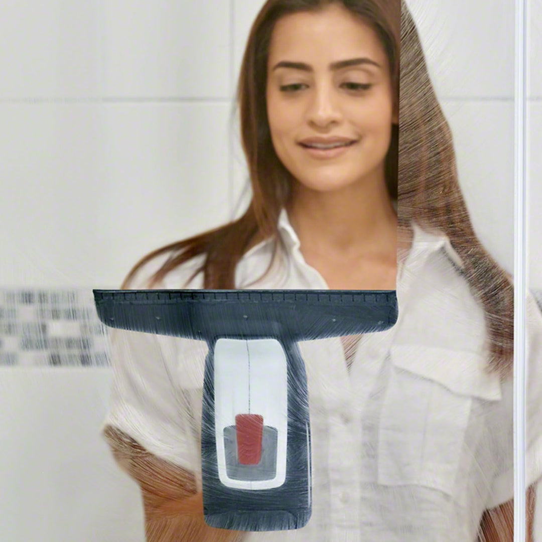 Bosch Home and Garden Akku Fenstersauger GlassVAC (USB Ladegerät, Sprühflasche mit Mikrofasertuch, 2
