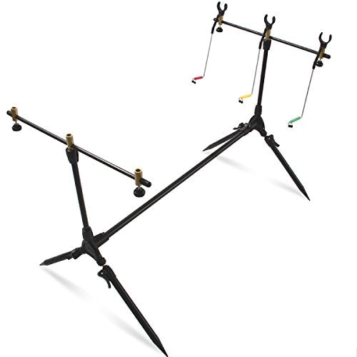 g8ds Verstellbares Karpfen Rod Pod für 3 Ruten
