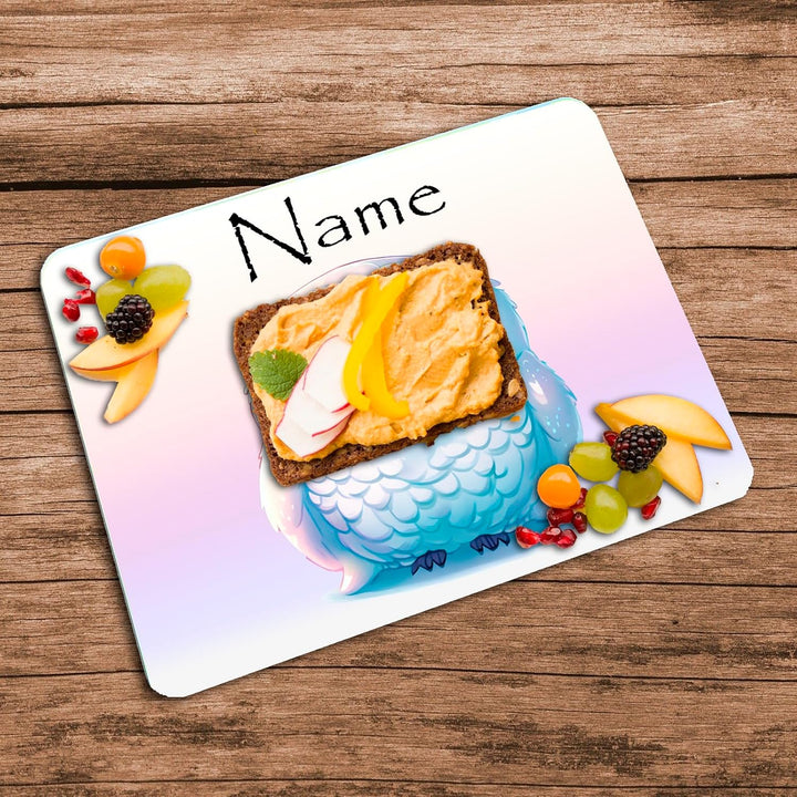 Vesperbrettchen mit Name/Frühstücksbrettchen Brotzeitbrettchen Schneidebrettchen mit Motiv und Perso