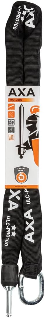 Winora Winora Allegion Netherland BV Unisex – Erwachsene Axa ULC Pro Einsteckkette, Schwarz, 130cm