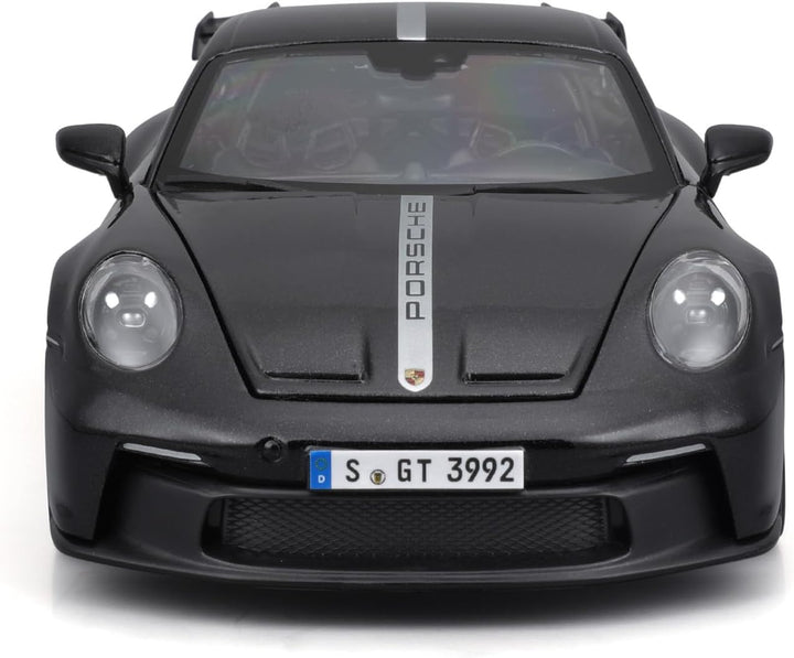 Maisto Porsche 911 GT3 (2022): Modellauto im Massstab 1:18, Türen, Kofferraum und Motorhaube bewegli