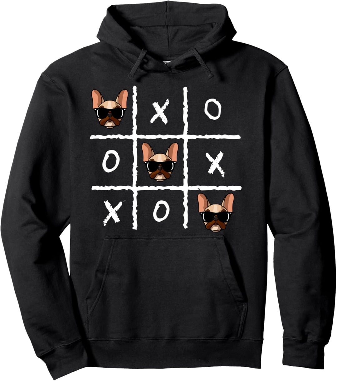 Französische Bulldogge Nostalgisch Lustige Hundemutter Liebh Pullover Hoodie