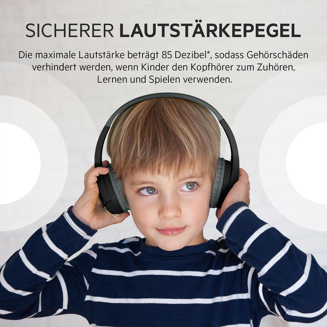 Belkin SoundForm Mini drahtloser Kinder-On-Ear-Kopfhörer mit integriertem Mikrofon zum Online-Lernen