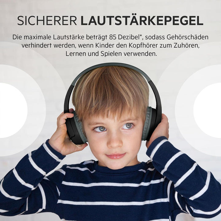 Belkin SoundForm Mini drahtloser Kinder-On-Ear-Kopfhörer mit integriertem Mikrofon zum Online-Lernen