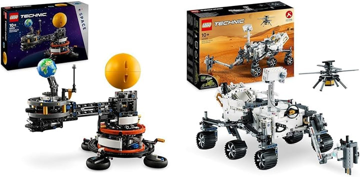 LEGO Technic Sonne Erde Mond Modell Spielset, Geschenk für Kinder ab 10 Jahren & Technic NASA Mars-R