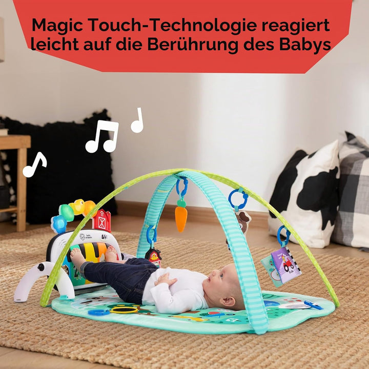 Baby Einstein Farm Explorers 4-in-1 Kickin' Tunes Musical Meadow Musik- & Sprachentdeckungs-Spielbog