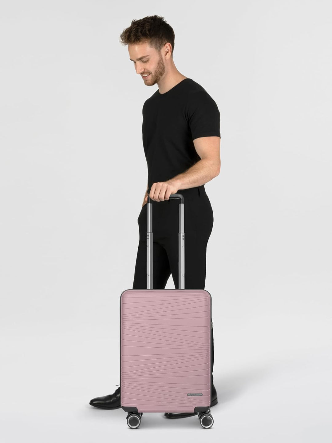 Dallas 3.0 Hartschalen-Koffer klein | Trolley ausgestattet mit 4 Rollen, TSA-Schloss, Innenfächer |