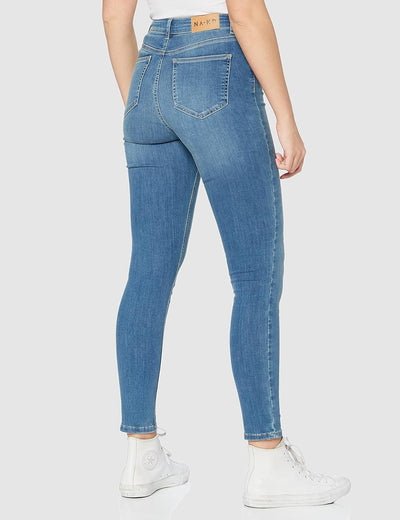 NA-KD Damen Skinny High Waist Jeans