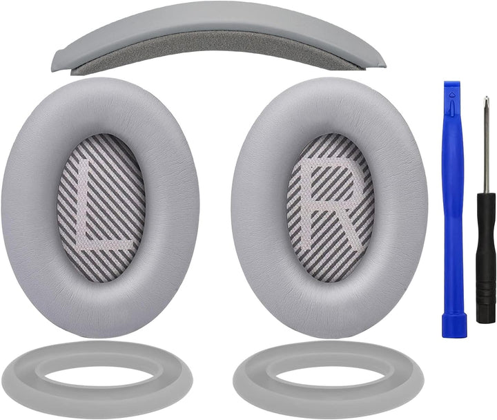 SOULWIT Ersatz Ohrpolster Polster + Kopfband Stirnband Headband+ Silikon Ohrpolster Schutz Abdeckung