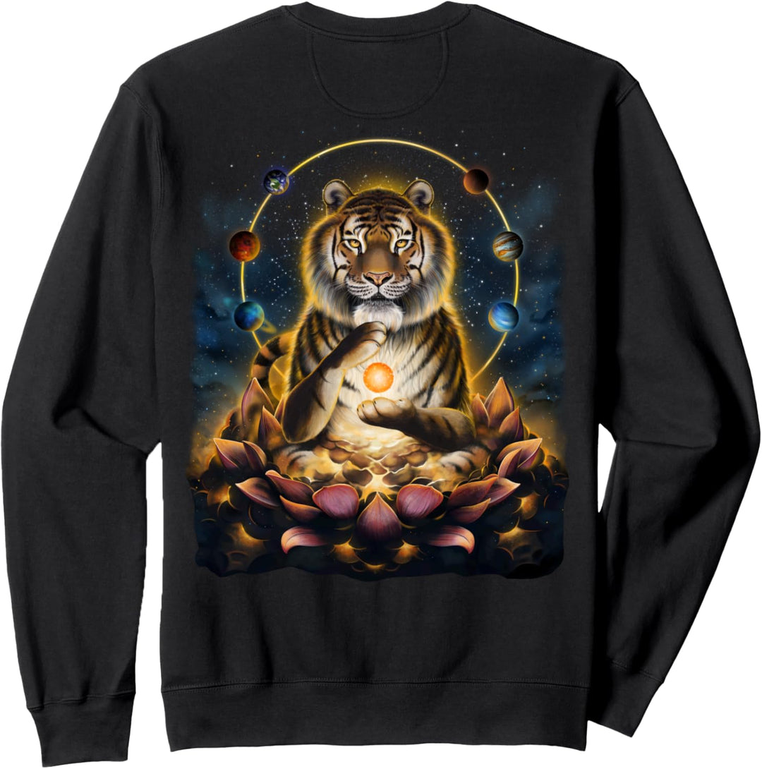 Der Tiger hat spirituelle Erleuchtung erreicht Sweatshirt