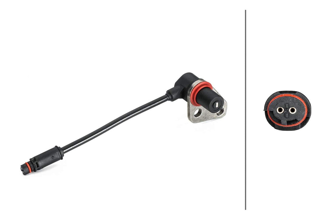 HELLA 6PU 012 806-431 Sensor, Raddrehzahl - 2-polig - Hinterachse beidseitig - Gesamtlänge: 885mm
