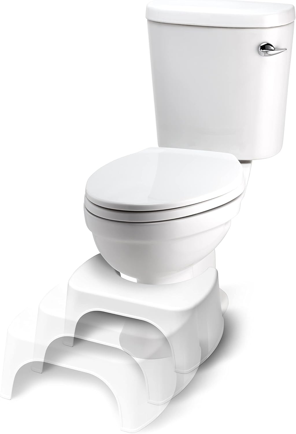 Well Care Toilettenhocker - WC Hocker fur Erwachsene - Hergestellt aus Recyceltem Kunststoff - Kloho