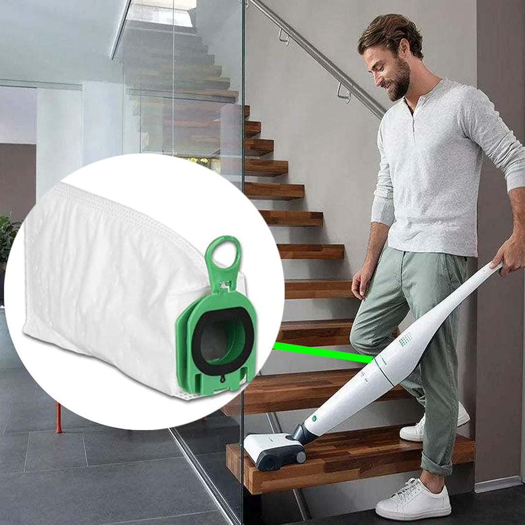 AiLomey 16 Stück Staubsaugerbeutel für Vorwerk Kobold VB100 VB 100 FP100 FP 100, Beutel Filtertüten