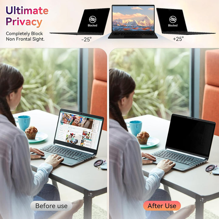 Magnetischer Blickschutzfilter für 15 Zoll Microsoft Surface Laptop 6/5/4/3/2/1, Abnehmbar Anti Glar