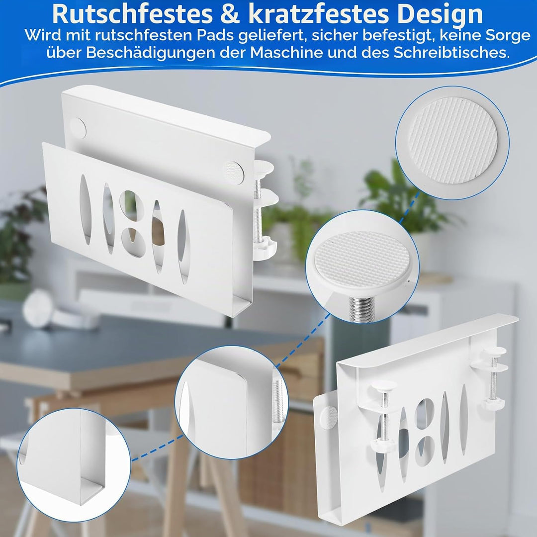 HAQIUHETO schubladen Organizer Laptop Stand Notebook ständer,Aus Stahl,kein Bohren erforderlich Zijs