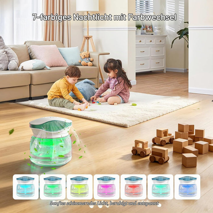 Lufterfrischer Luftbefeuchter Aroma Diffuser Ioniser with 30ml Water Soluble Lavender Essential oill