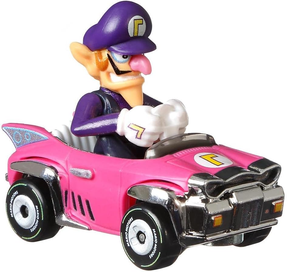 Hot Wheels Mario Kart Waluigi