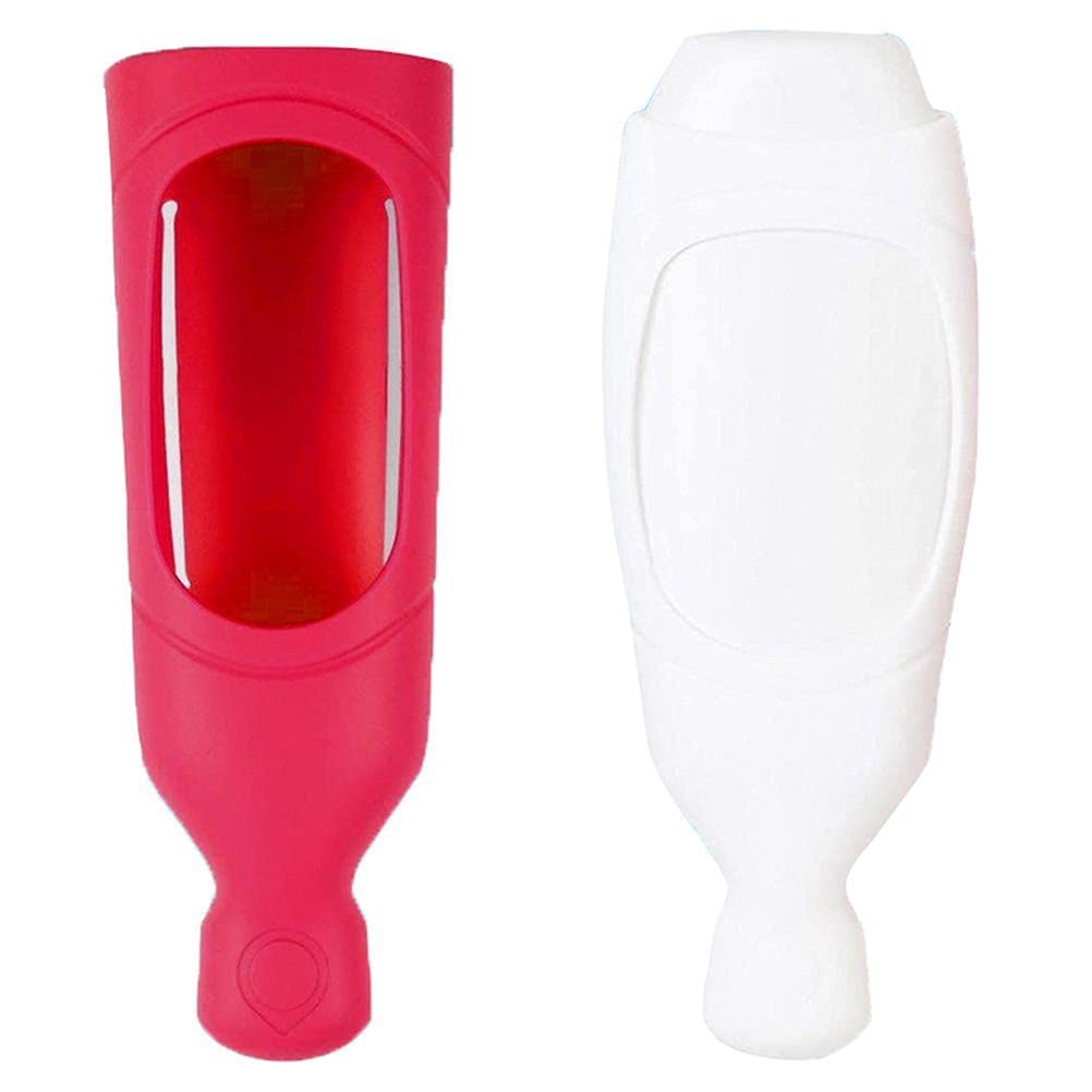 Shampoo Dusche Squeeze Flasche Wandmontierte Duschspenderabdeckung Dehnbare Silikonhülse lässt Sich