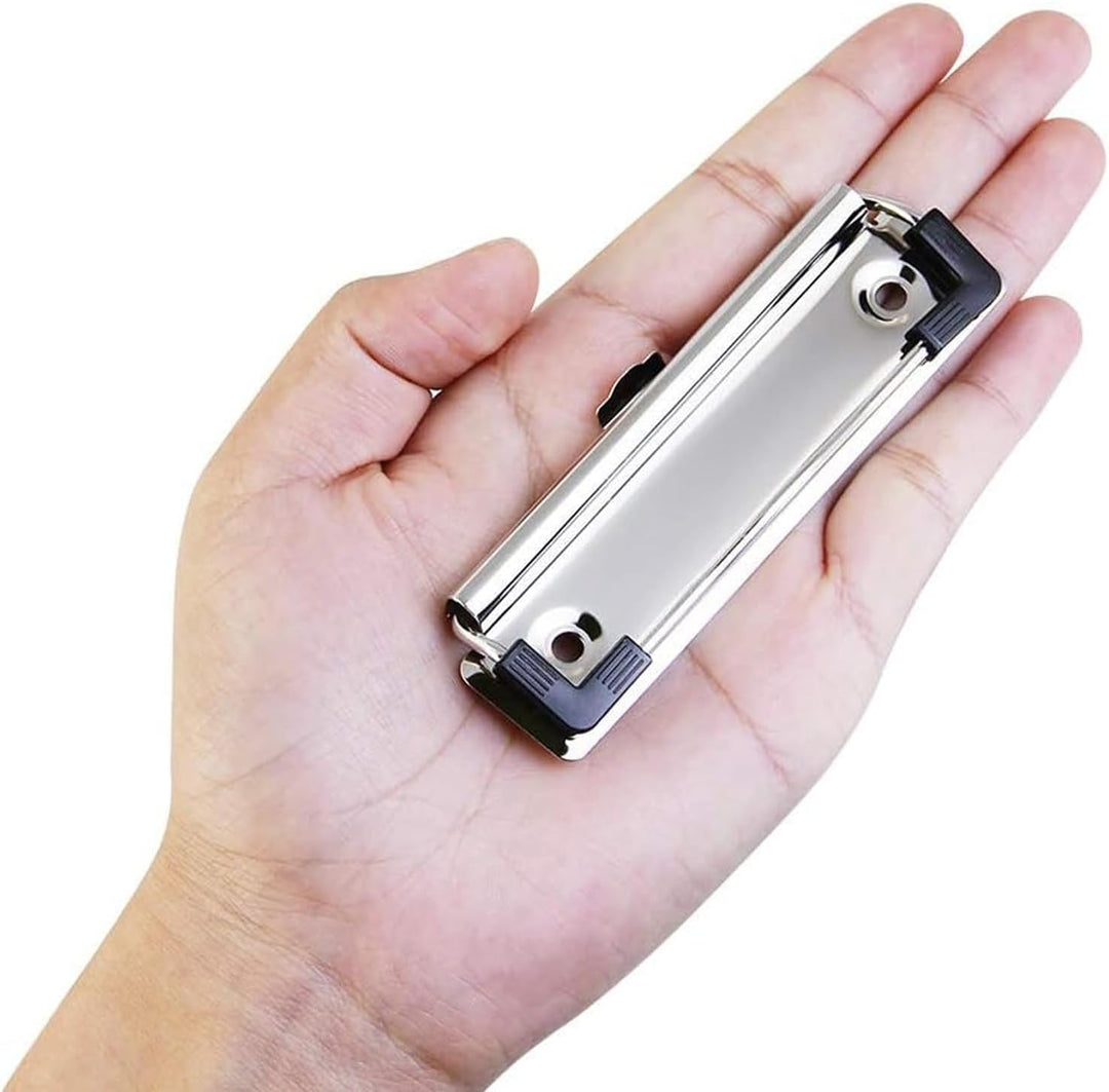 12 Stück Montierbare Clips, Clip für Klemmbrett, Zwischenablage Klemmen, Halterung Klemmbrett Klemme