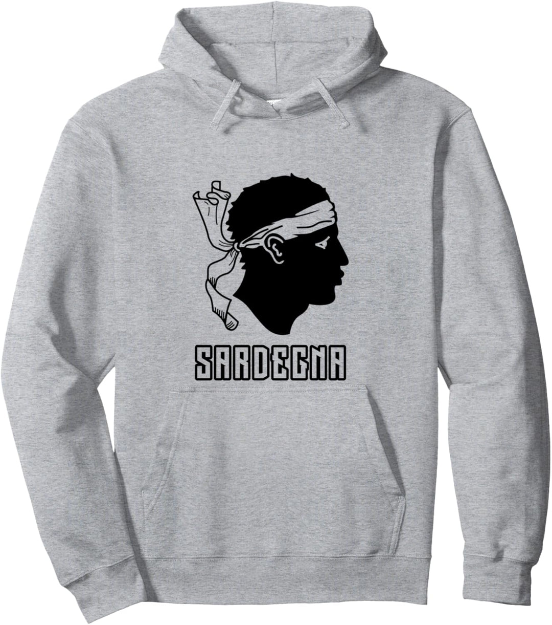 Sardegna Italien Italia Mauren Kopf Flagge von Sardinien Pullover Hoodie