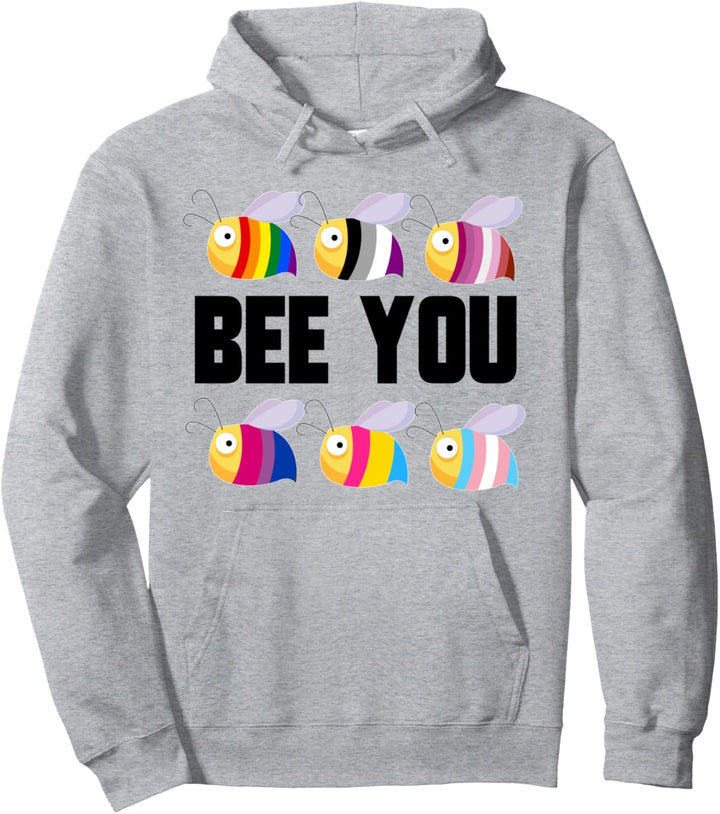 Bee You LGBT Gay Pride LGBT Funny LGBTQ 2021 Pullover Hoodie