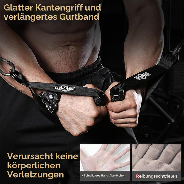 INNSTAR Einhandgriff Kabelzug Griffe für Widerstandsbänder, Ideal für Home Gym Seilzug Fitness Kraft