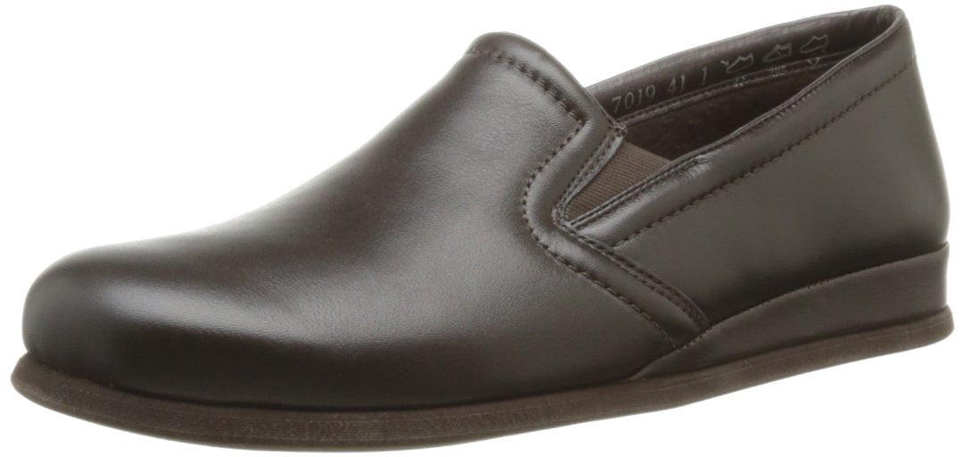 Rohde Viborg 6402 Herren Schuhe Hausschuhe Leder 40 EU Braun, 40 EU Braun