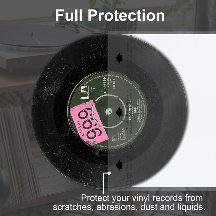 Schallplatten Innenhüllen 12 Zoll, 50 Stück Lp Schutzhüllen, Master Schallplatten Hüllen aus 3-Lagig