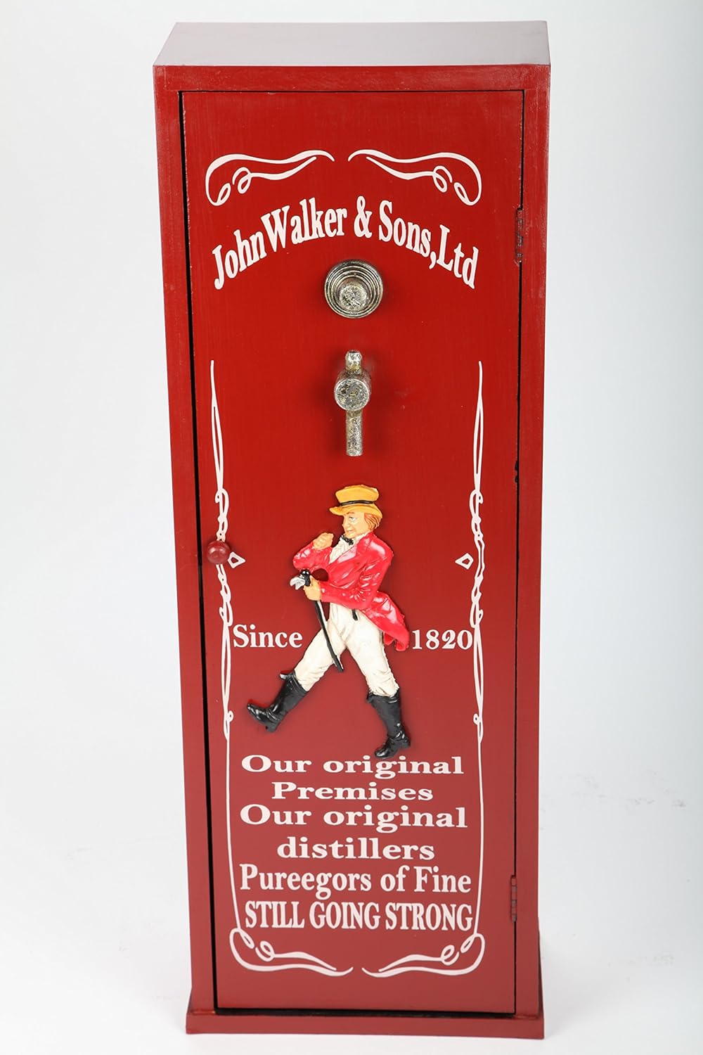 Design-Schrank Whiskey, Retro, rot, 85cm